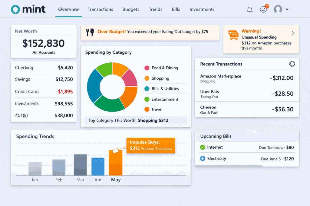 Mint Dashboard