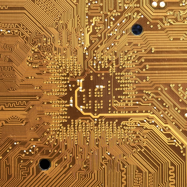 Computer motherboard backside