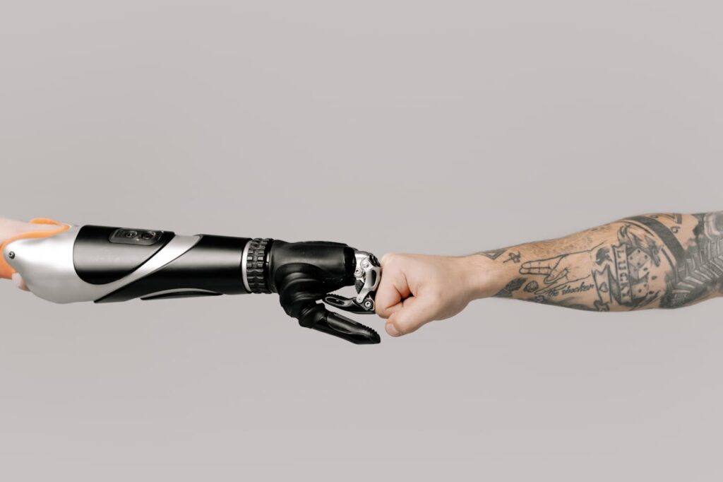 Close-Up Shot of Fist Bump