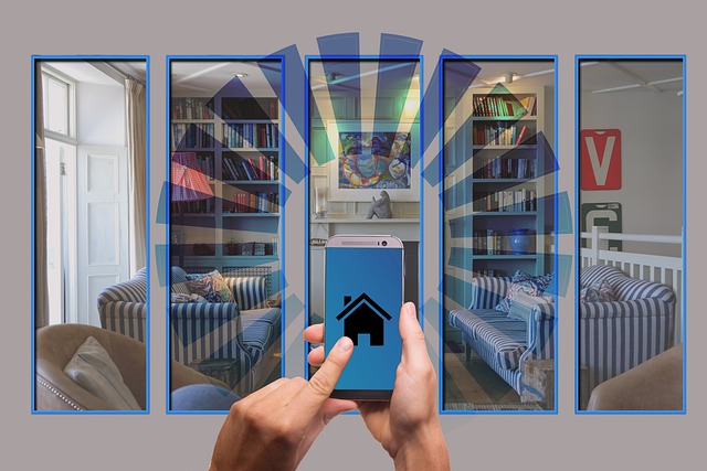 A smartphone controlling a smart home