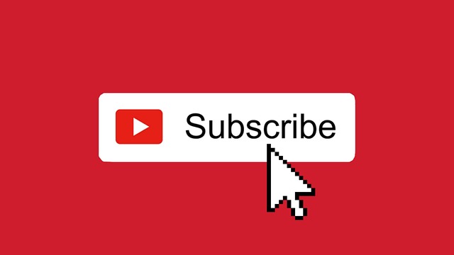 Cursor on subscribe on YouTube